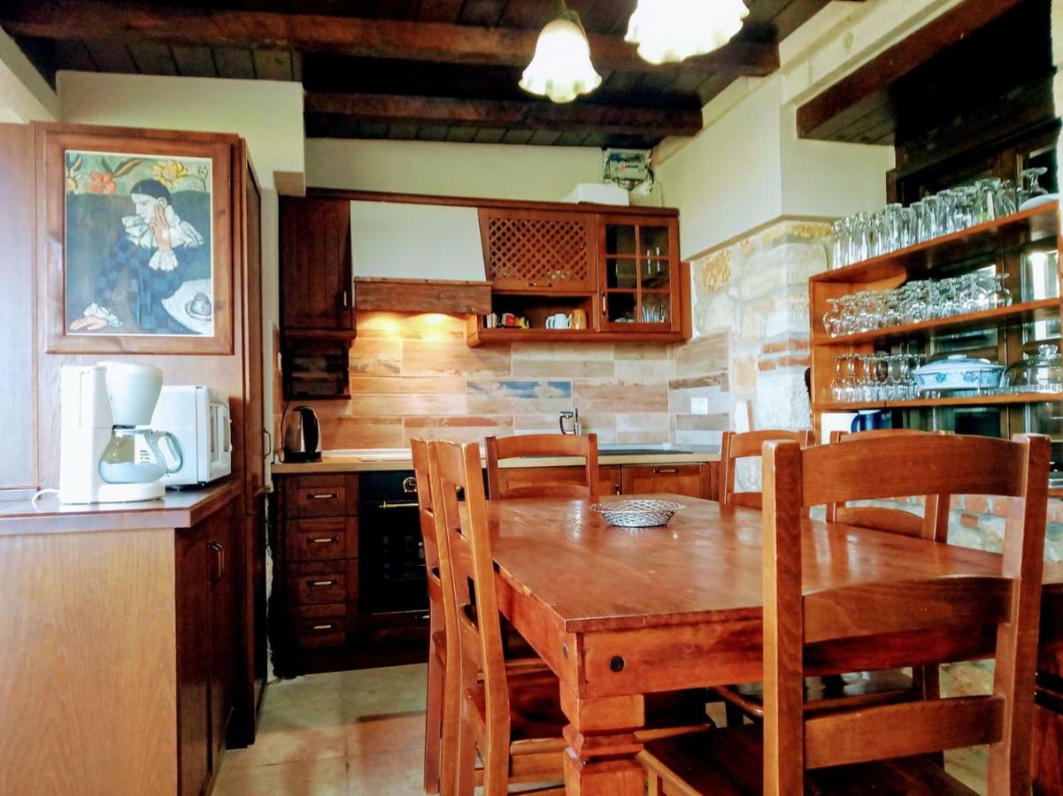 Villa Stone House Andromeda Psakoudia Esterno foto