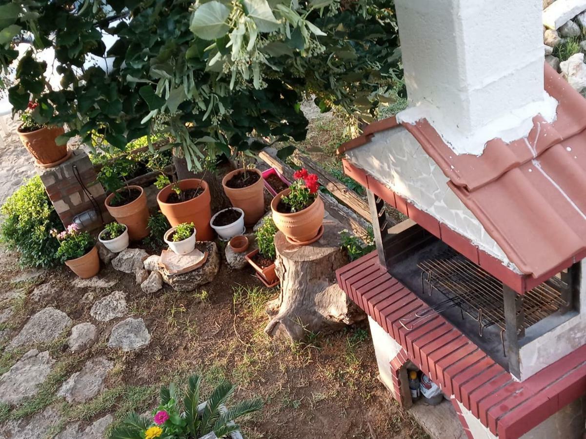 Villa Stone House Andromeda Psakoudia Esterno foto