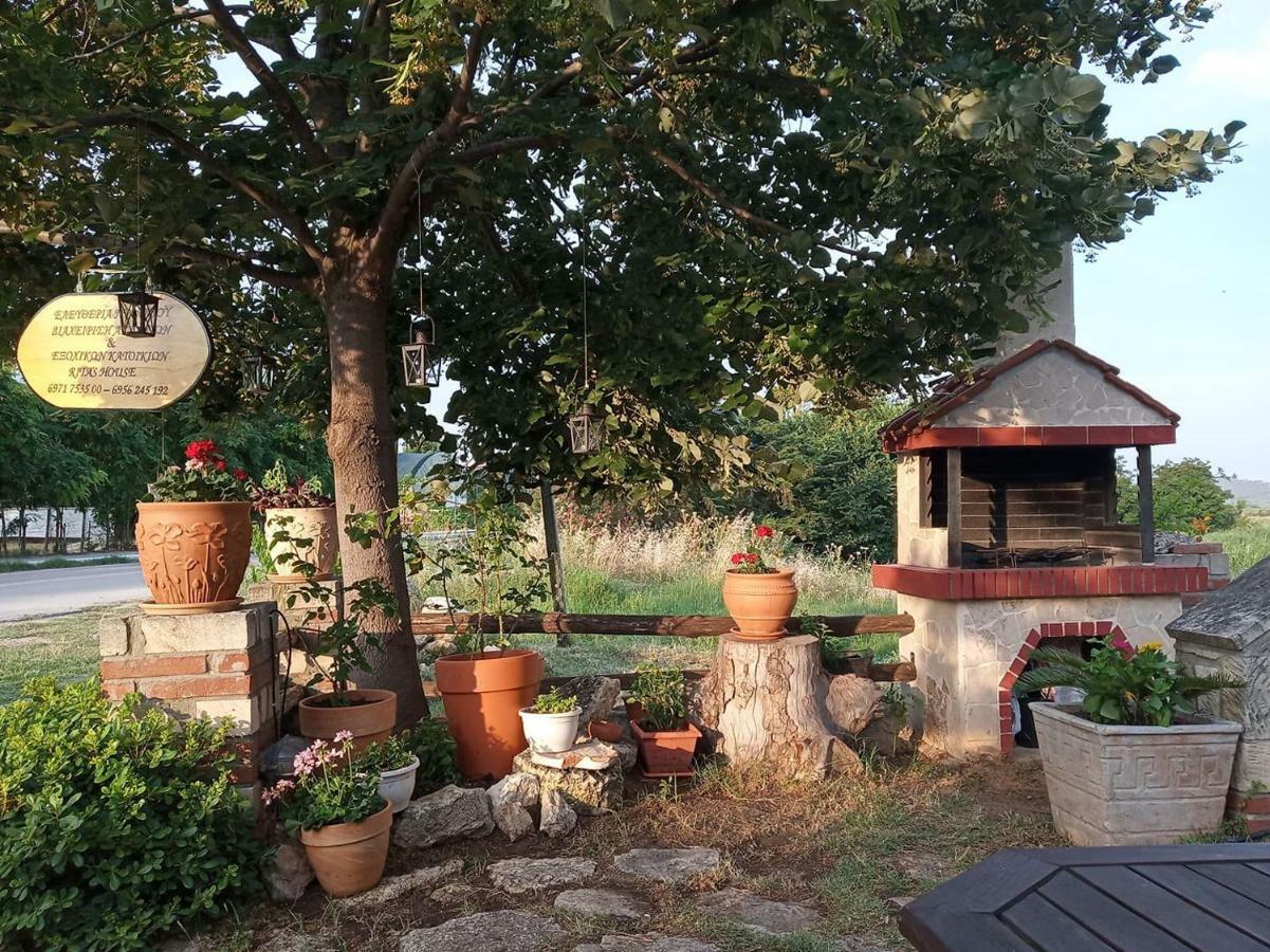 Villa Stone House Andromeda Psakoudia Esterno foto