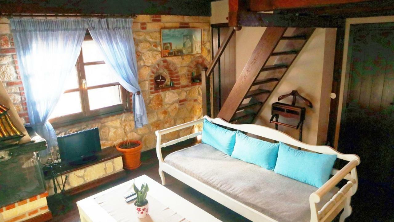 Villa Stone House Andromeda Psakoudia Esterno foto